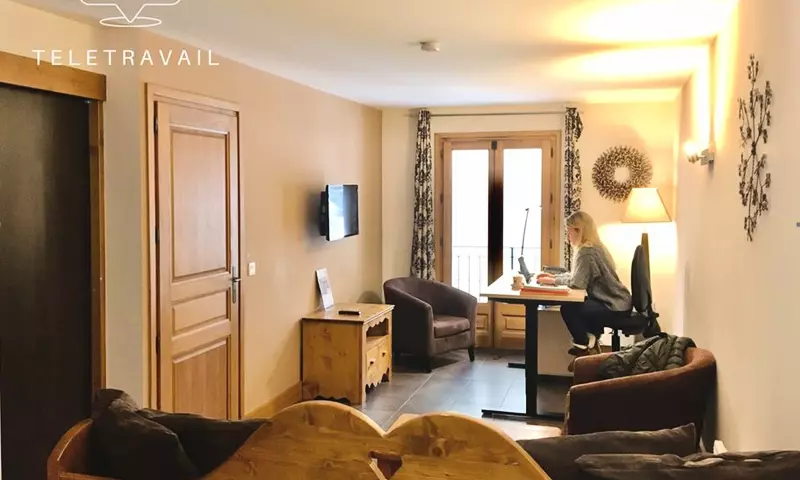 2 pièces 2/3 personnes Télétravail
