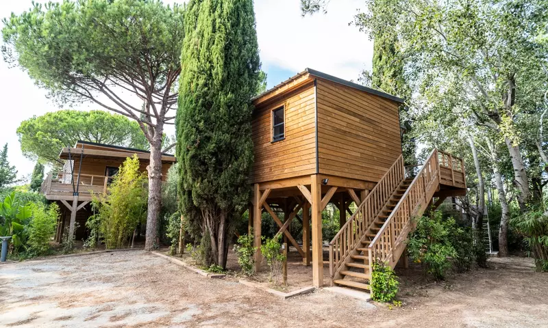Lodge Kabane sur Pilotis 4 Pièces 6 Personnes Climatisé + TV