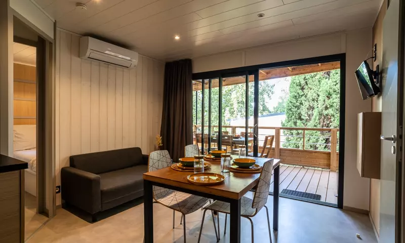 Lodge Kabane sur Pilotis 4 Pièces 6 Personnes Climatisé + TV
