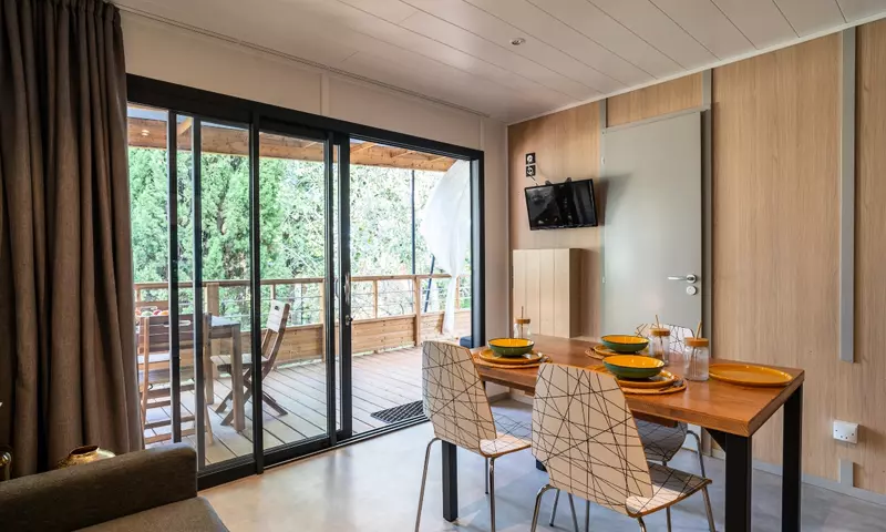 Lodge Kabane sur Pilotis 4 Pièces 6 Personnes Climatisé + TV