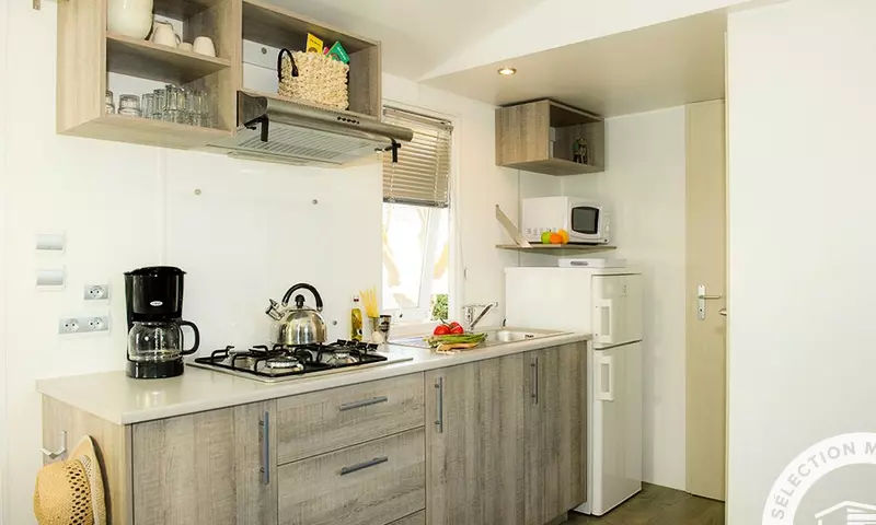 Mobil Home Cosy 3 Pièces 4/6 Personnes Climatisé (5 adultes et 1 enfant de -14 ans)