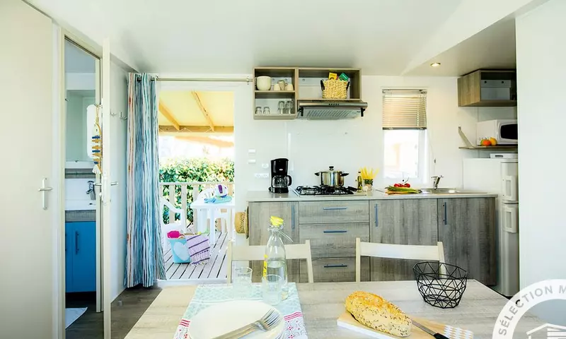 Mobil Home Cosy 3 Pièces 4/6 Personnes Climatisé (5 adultes et 1 enfant de -14 ans)
