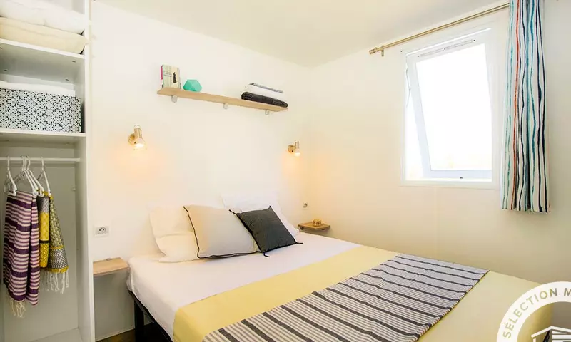 Mobil Home Cosy 3 Pièces 4/6 Personnes Climatisé (5 adultes et 1 enfant de -14 ans)