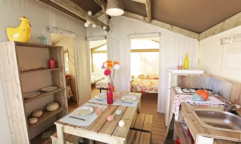 Tente Safari Confort 3 Pièces 5 Personnes