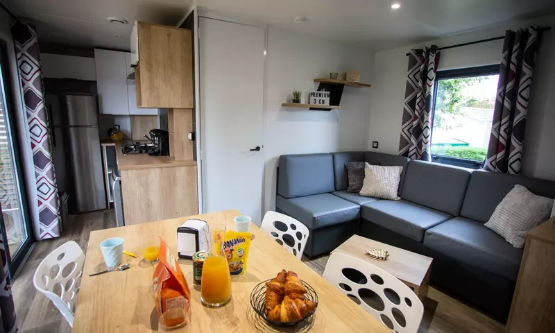 Mobil-Home Premium 4 Pièces 6 Personnes Climatisé + TV