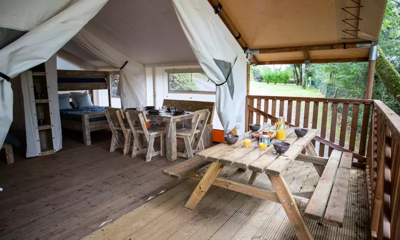 Tente Lodge Woody 3 pièces 5 personnes Sans Sanitaires