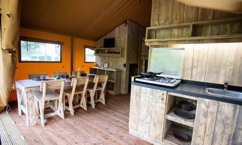 Tente Lodge Woody 4 Pièces 6 Personnes