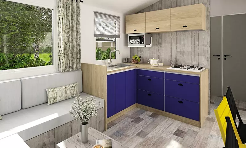 Mobil home VIP 5 pièces 8 personnes Climatisé