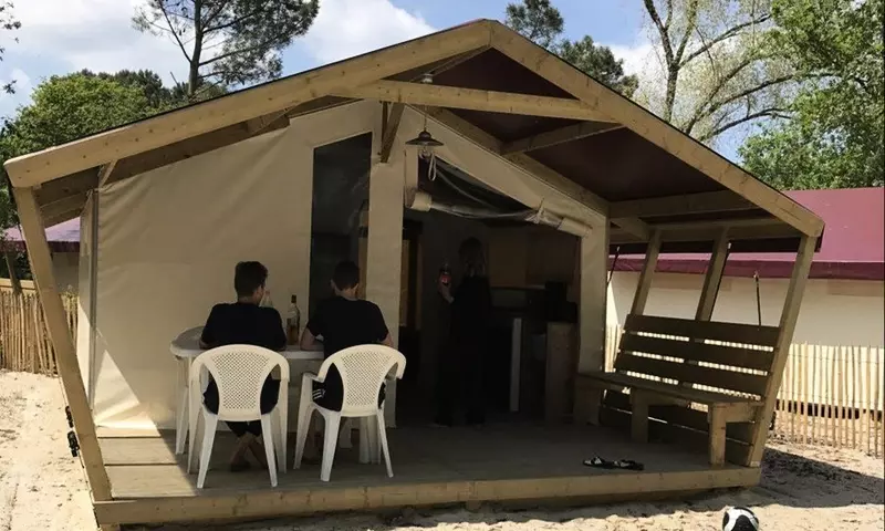Tente Nature Confort 3 Pièces 4 Personnes Sans Sanitaires