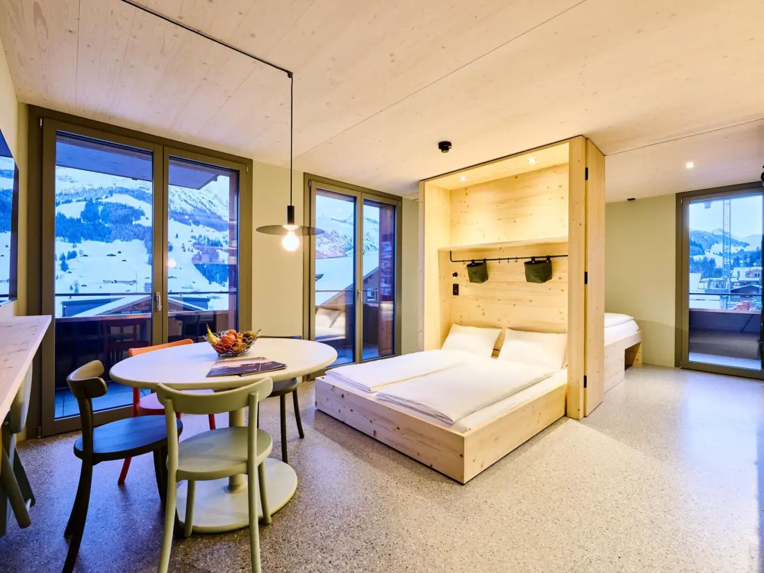 Résidence Apart Hotel Adelboden am Dorfplatz Appartement/Fewo, Dusche, WC