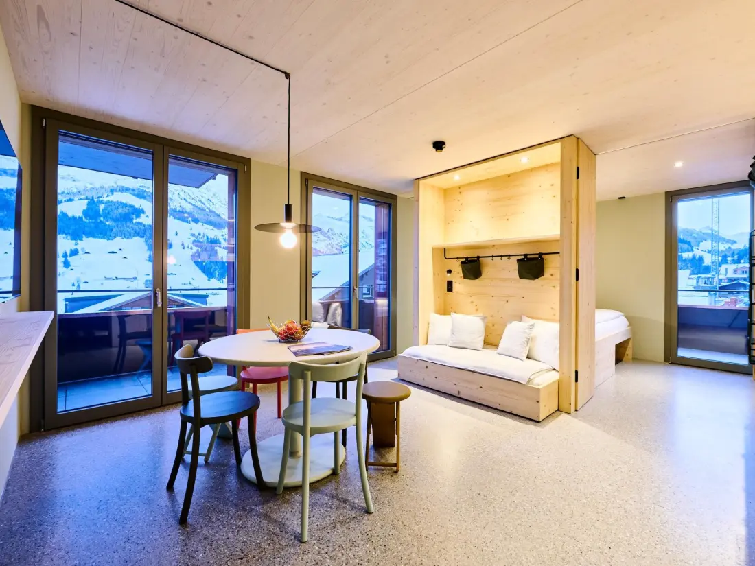 Résidence Apart Hotel Adelboden am Dorfplatz Appartement/Fewo, Dusche, WC
