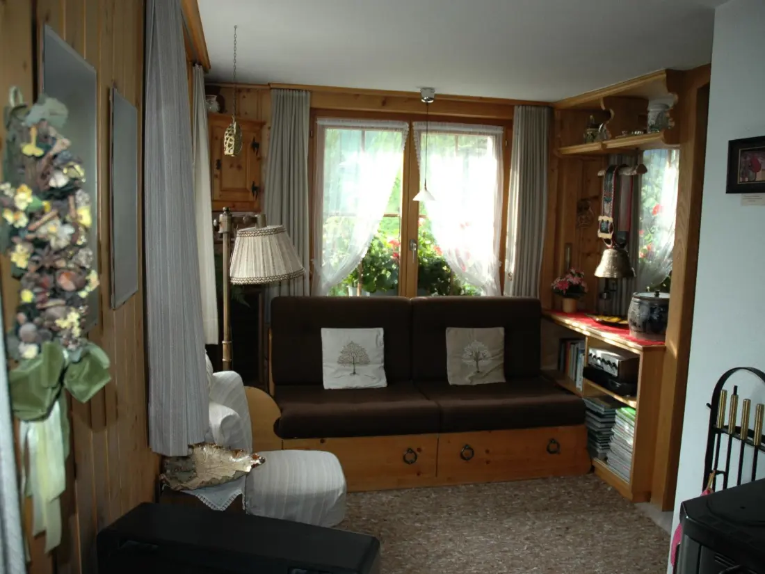 Résidence Bärgchutzli Parterre Appartement/Fewo, Dusche, WC, 1 Schlafraum