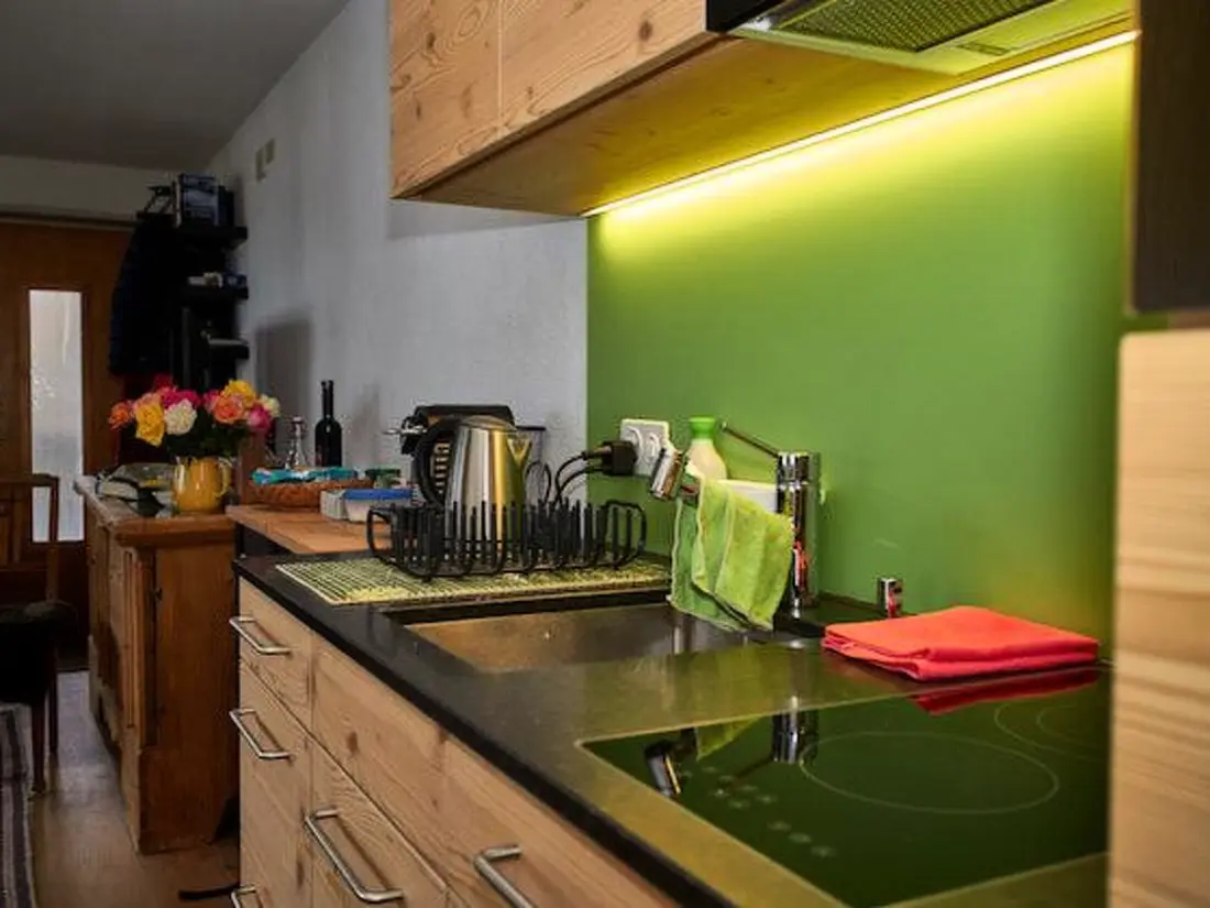 Résidence Bärgfink Parterre Appartement/Fewo, Dusche, WC, 1 Schlafraum 2-Zimmerwohnung