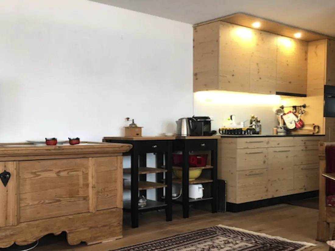 Résidence Bärgfink Parterre Appartement/Fewo, Dusche, WC, 1 Schlafraum 2-Zimmerwohnung