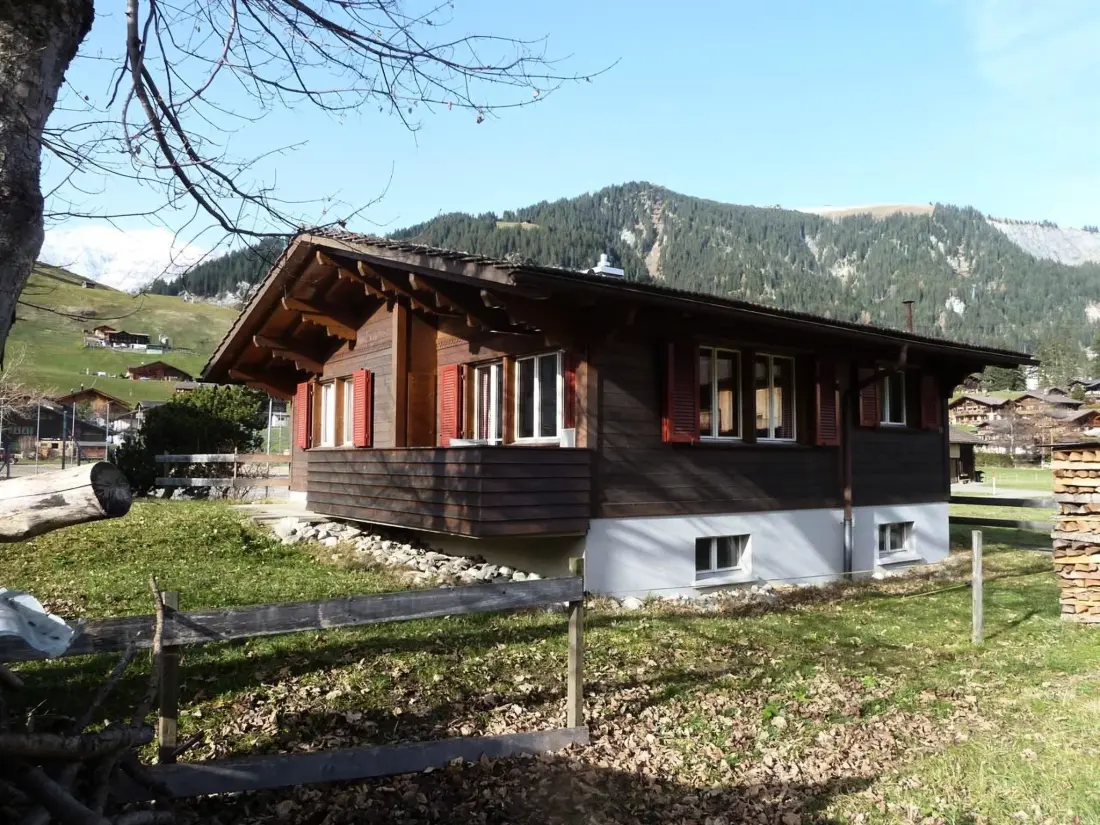 Résidence Bodehus Ferienhaus, Dusche, WC, 3 Schlafräume 4-Zimmer-Einzelchalet