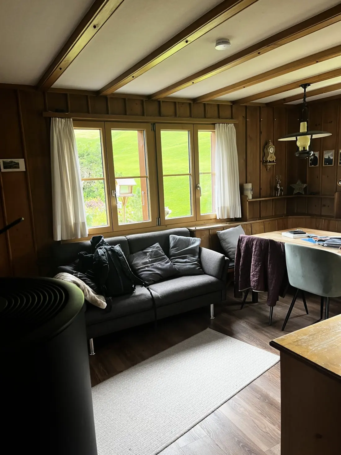 Résidence Buebebärg Ferienhaus, Dusche und Bad, WC, 2 Schlafräume 3.5-Zimmerwohnung