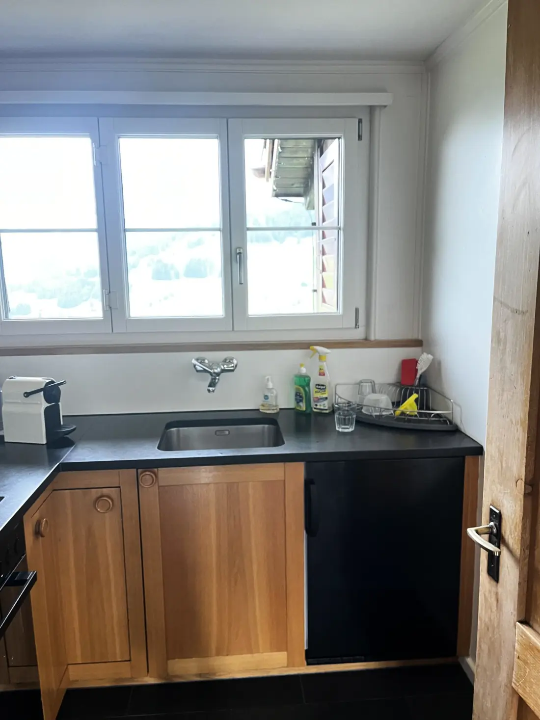 Résidence Buebebärg Ferienhaus, Dusche und Bad, WC, 2 Schlafräume 3.5-Zimmerwohnung
