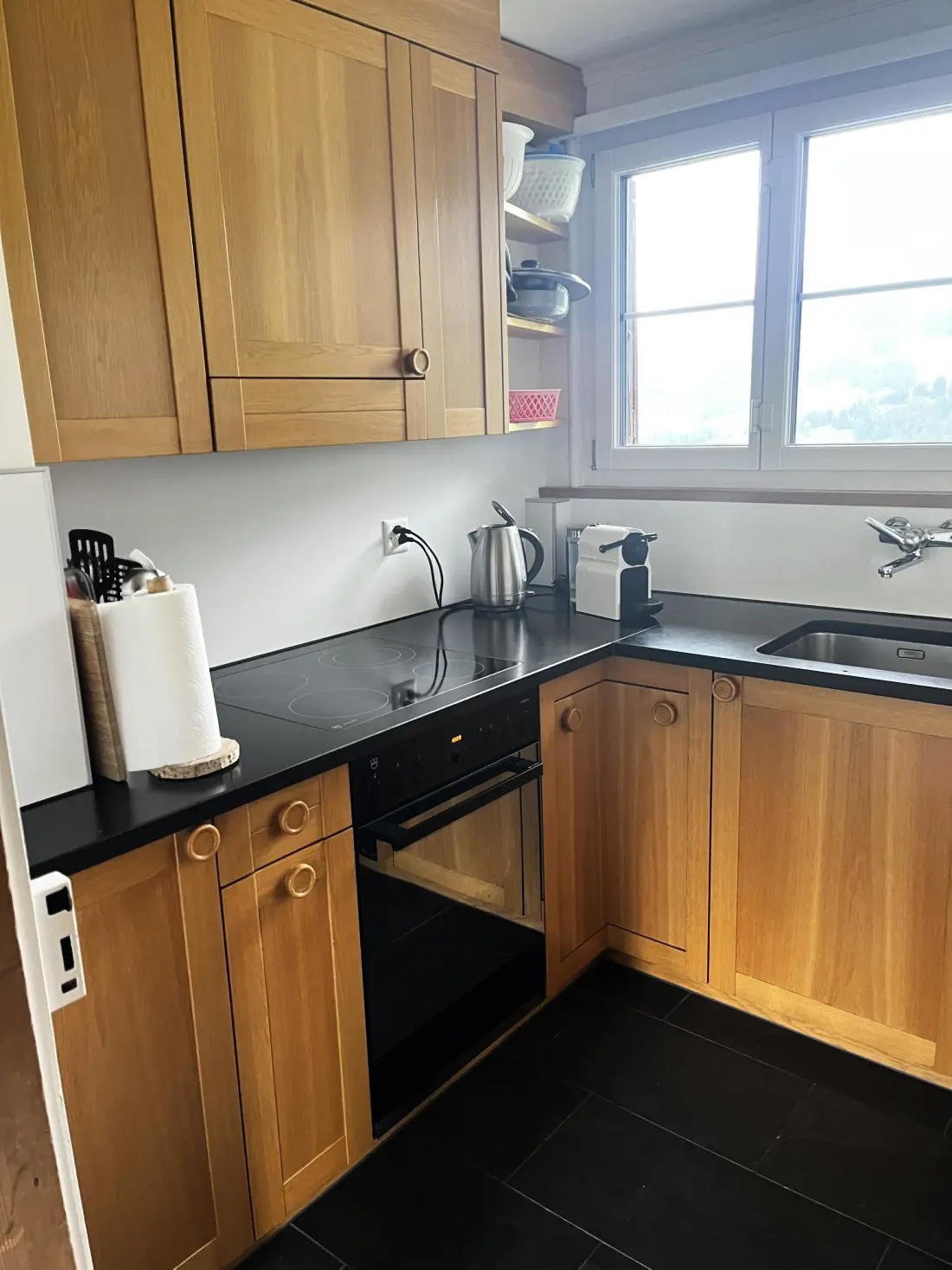 Résidence Buebebärg Ferienhaus, Dusche und Bad, WC, 2 Schlafräume 3.5-Zimmerwohnung