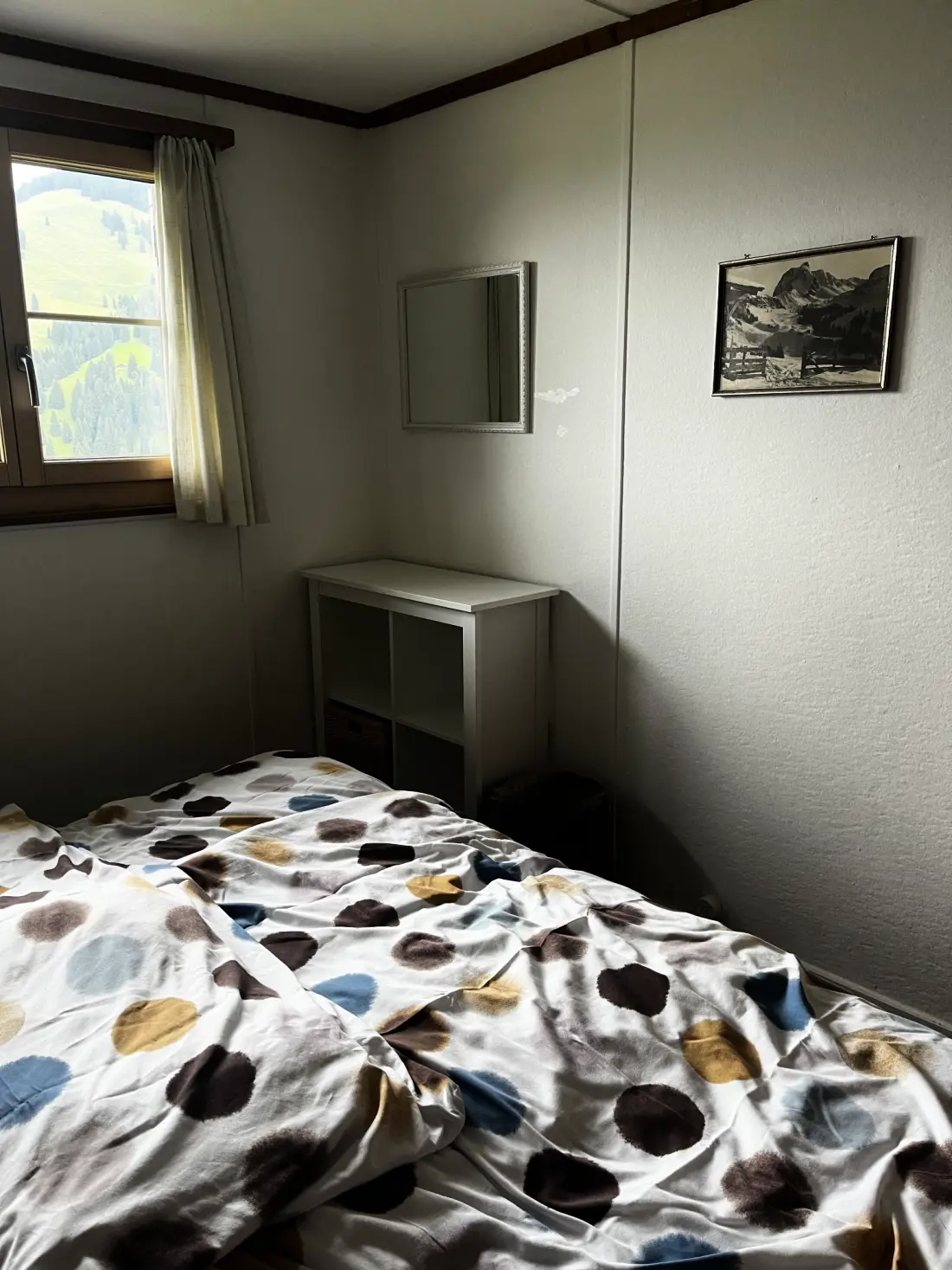 Résidence Buebebärg Ferienhaus, Dusche und Bad, WC, 2 Schlafräume 3.5-Zimmerwohnung