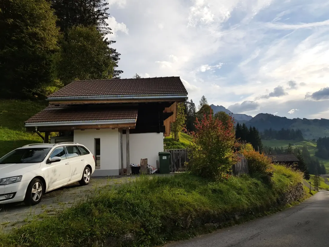 Résidence Chalet Giisställi Ferienhaus, Dusche, WC Ferienhaus