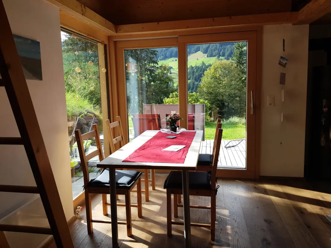 Résidence Chalet Giisställi Ferienhaus, Dusche, WC Ferienhaus
