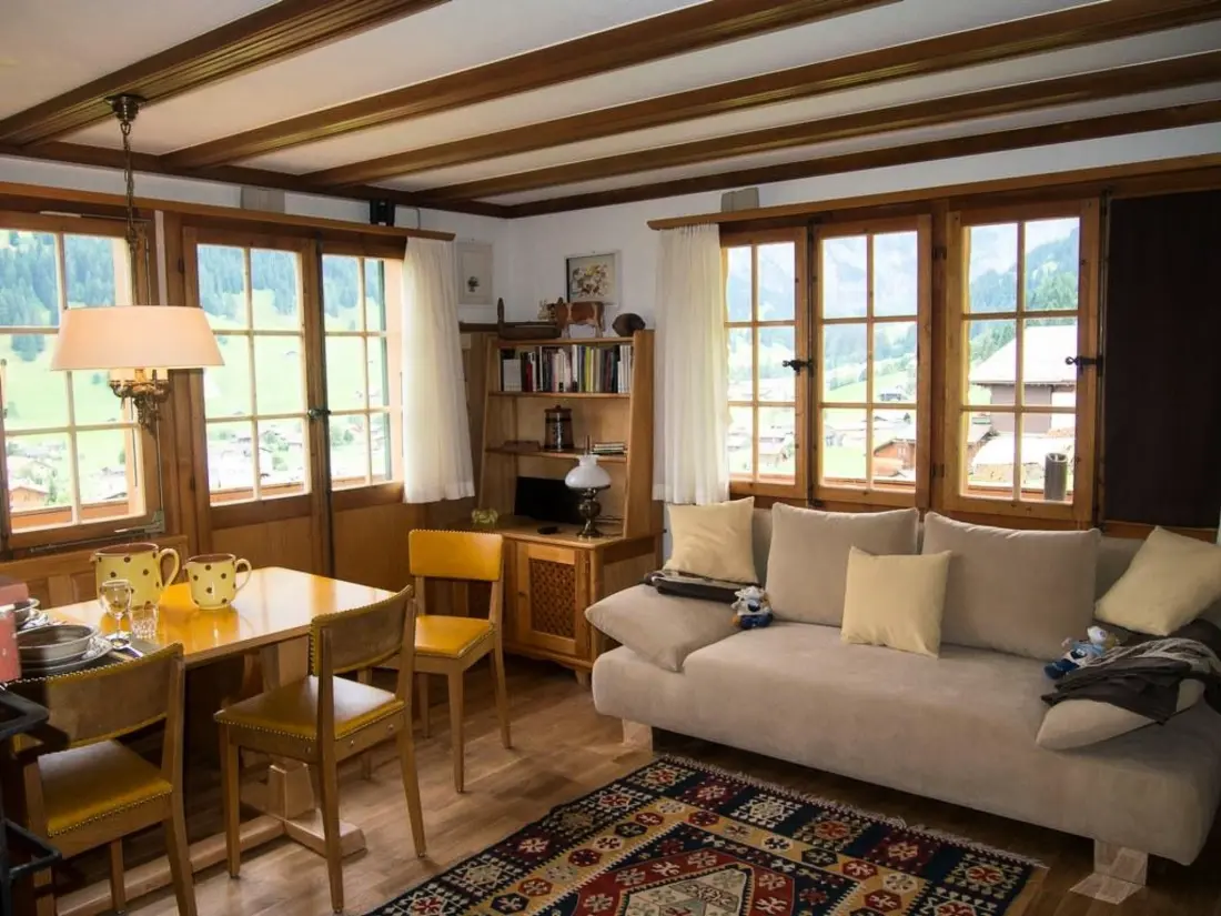 Résidence Chalet Zwirbeli Appartement/Fewo, Dusche, WC, 1 Schlafraum 2-Zimmerwohnung