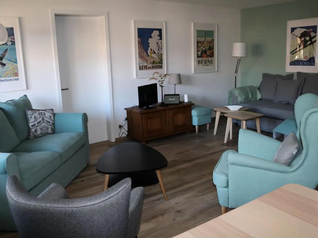 Résidence Gruebi - Haus Baldrian Appartement/Fewo, Bad, WC, 2 Schlafräume 3-Zimmerwohnung