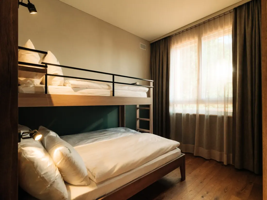 Résidence KURVE Apartments & Lounge Appartement/Fewo, Bad, WC, 2 Schlafräume
