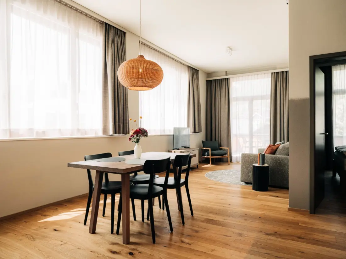 Résidence KURVE Apartments & Lounge Appartement/Fewo, Bad, WC, 2 Schlafräume