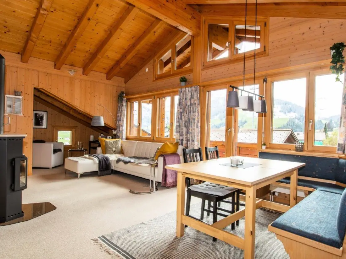 Résidence Loft Erlebnis Adelboden Appartement/Fewo, Dusche, WC, 2 Schlafräume