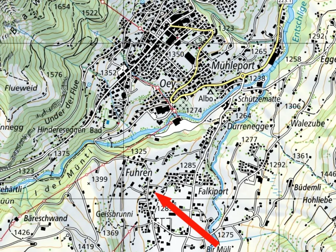 Résidence Uf dr Fuhre Appartement/Fewo, Dusche, WC, 1 Schlafraum 2-Zimmerwohnung