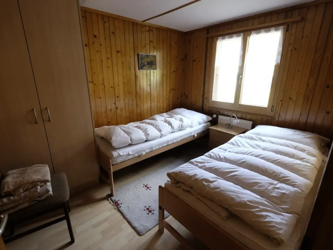 Résidence Wildrösli Appartement/Fewo, Bad, WC, 2 Schlafräume 3-Zimmer-Parterrewohnung