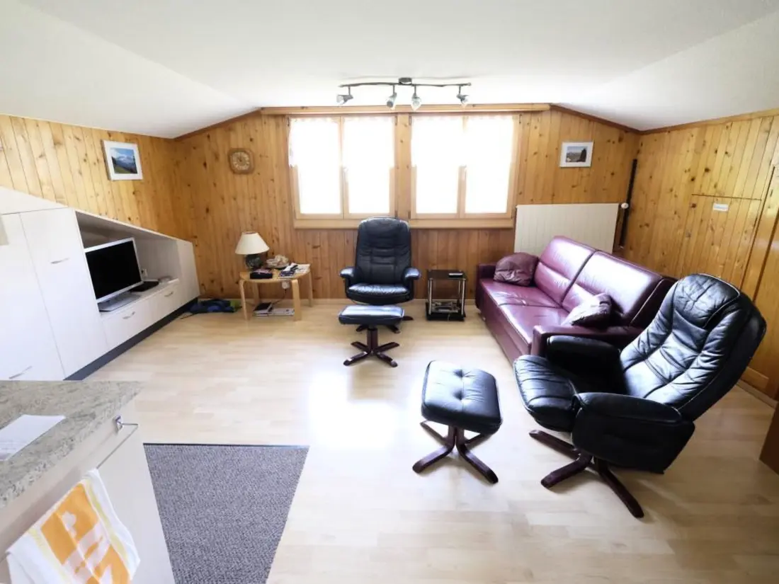 Résidence Wildrösli Appartement/Fewo, Bad, WC, 2 Schlafräume 3-Zimmer-Parterrewohnung