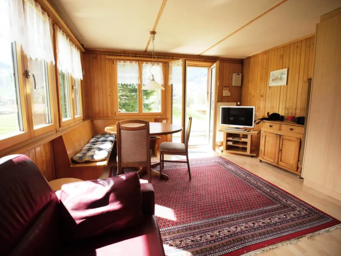 Résidence Wildrösli Appartement/Fewo, Dusche, WC, 2 Schlafräume 3-Zimmerwohnung 1.Stock