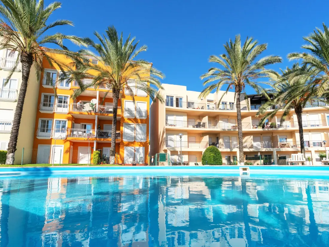 Résidence Wohnung mit Terrasse und 2 Schwimmbecken