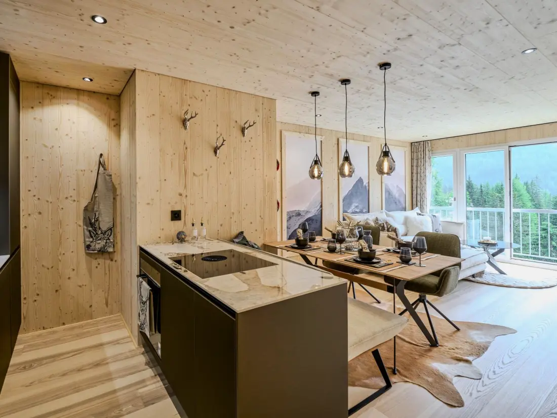 Résidence appartamaint tscherv by Arosa Vacations Appartement/Fewo, Dusche, WC, Seeblick