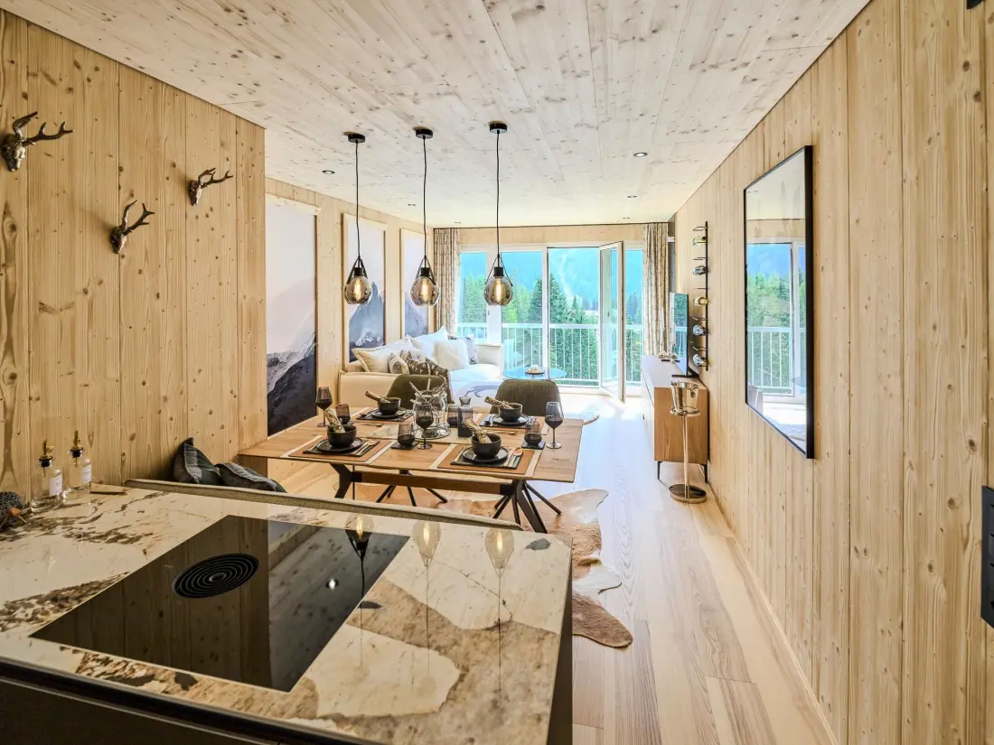 Résidence appartamaint tscherv by Arosa Vacations Appartement/Fewo, Dusche, WC, Seeblick