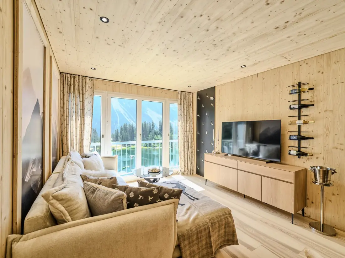Résidence appartamaint tscherv by Arosa Vacations Appartement/Fewo, Dusche, WC, Seeblick