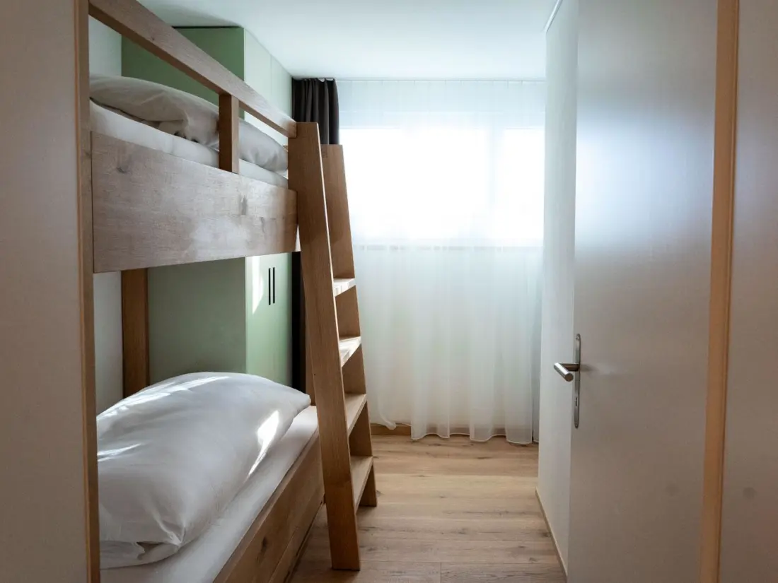 Résidence Bergsee Appartement/Fewo, Dusche und Bad, WC, 6-Bettwohnung