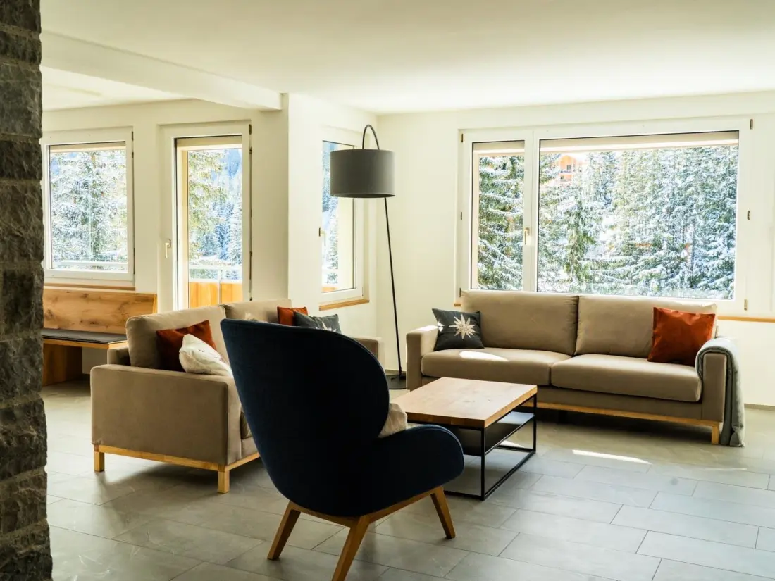 Résidence Bergsee Appartement/Fewo, Dusche und Bad, WC, 6-Bettwohnung