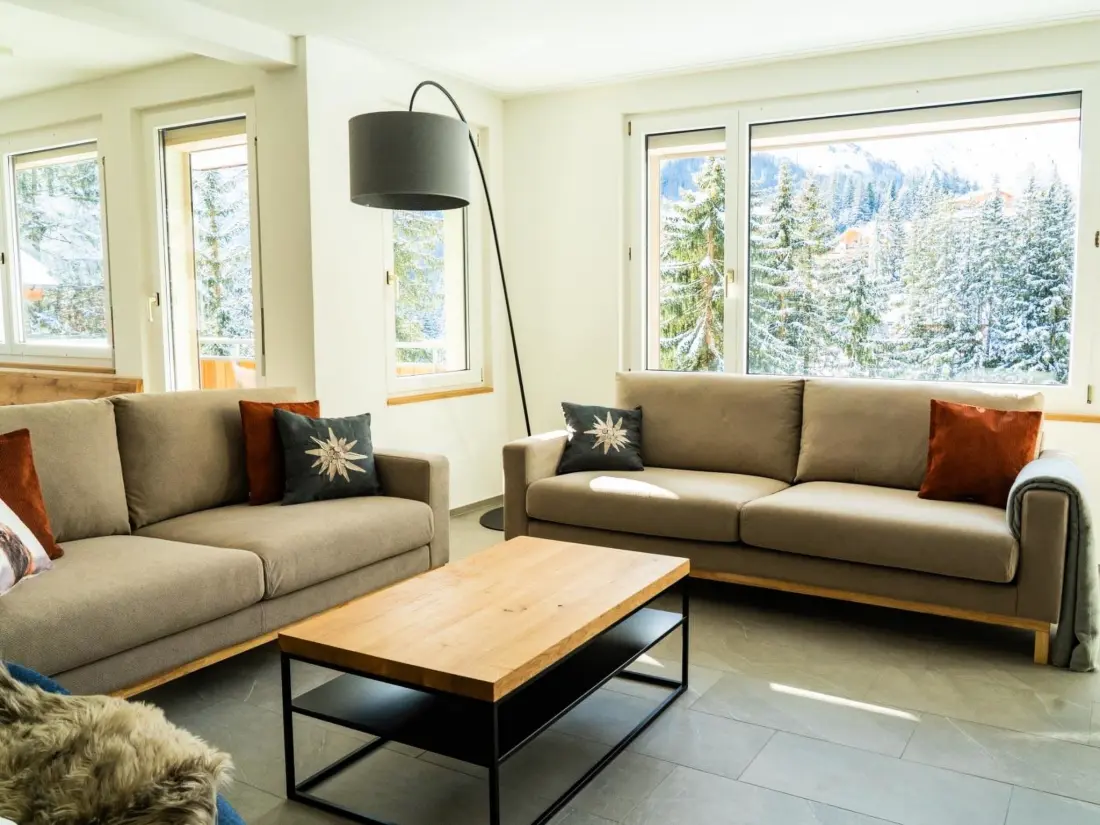 Résidence Bergsee Appartement/Fewo, Dusche und Bad, WC, 6-Bettwohnung
