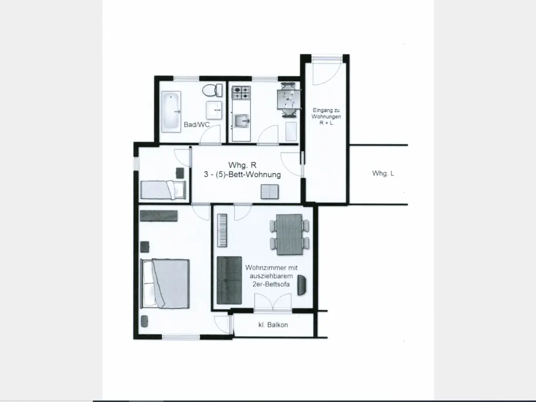Résidence Bisang R Appartement/Fewo,   4-Bettwohnung