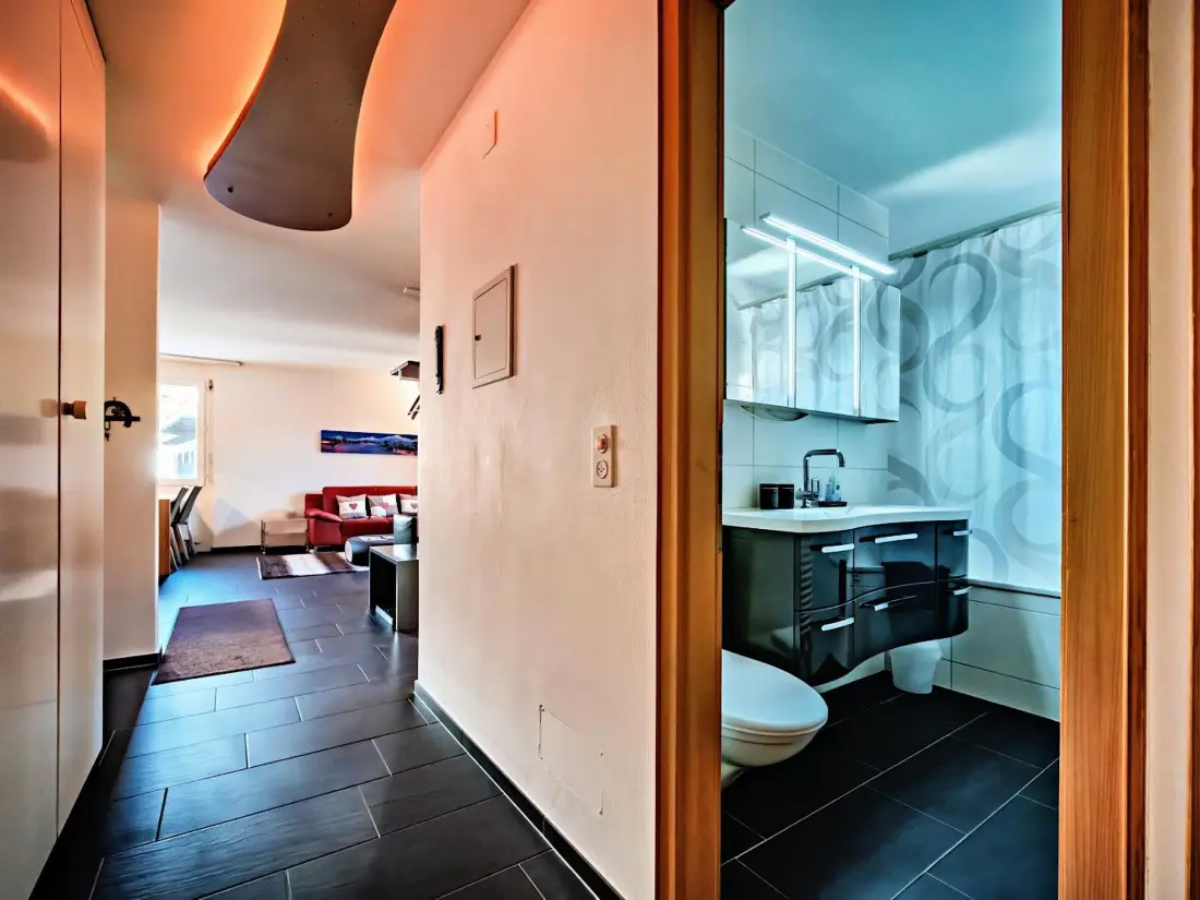 Résidence Brüggli A14 Appartement/Fewo, Bad, WC, 4-Bettwohnung