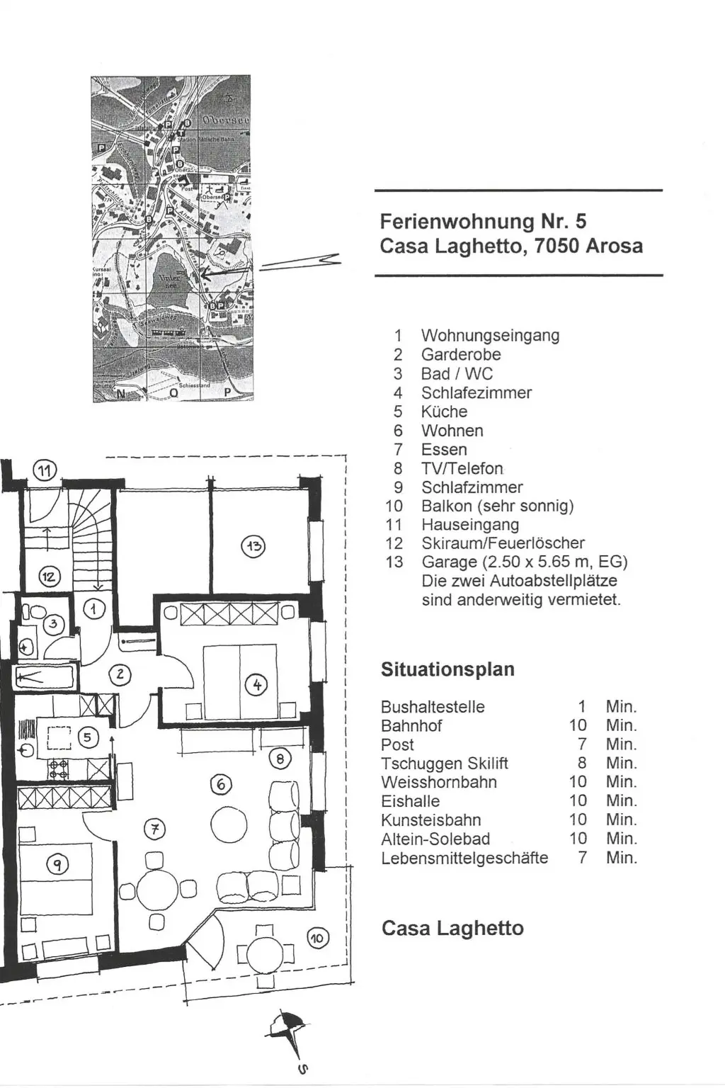 Résidence Casa Laghetto 5 Appartement/Fewo, Bad, WC, 4-Bettwohnung 4-Bettwohnung