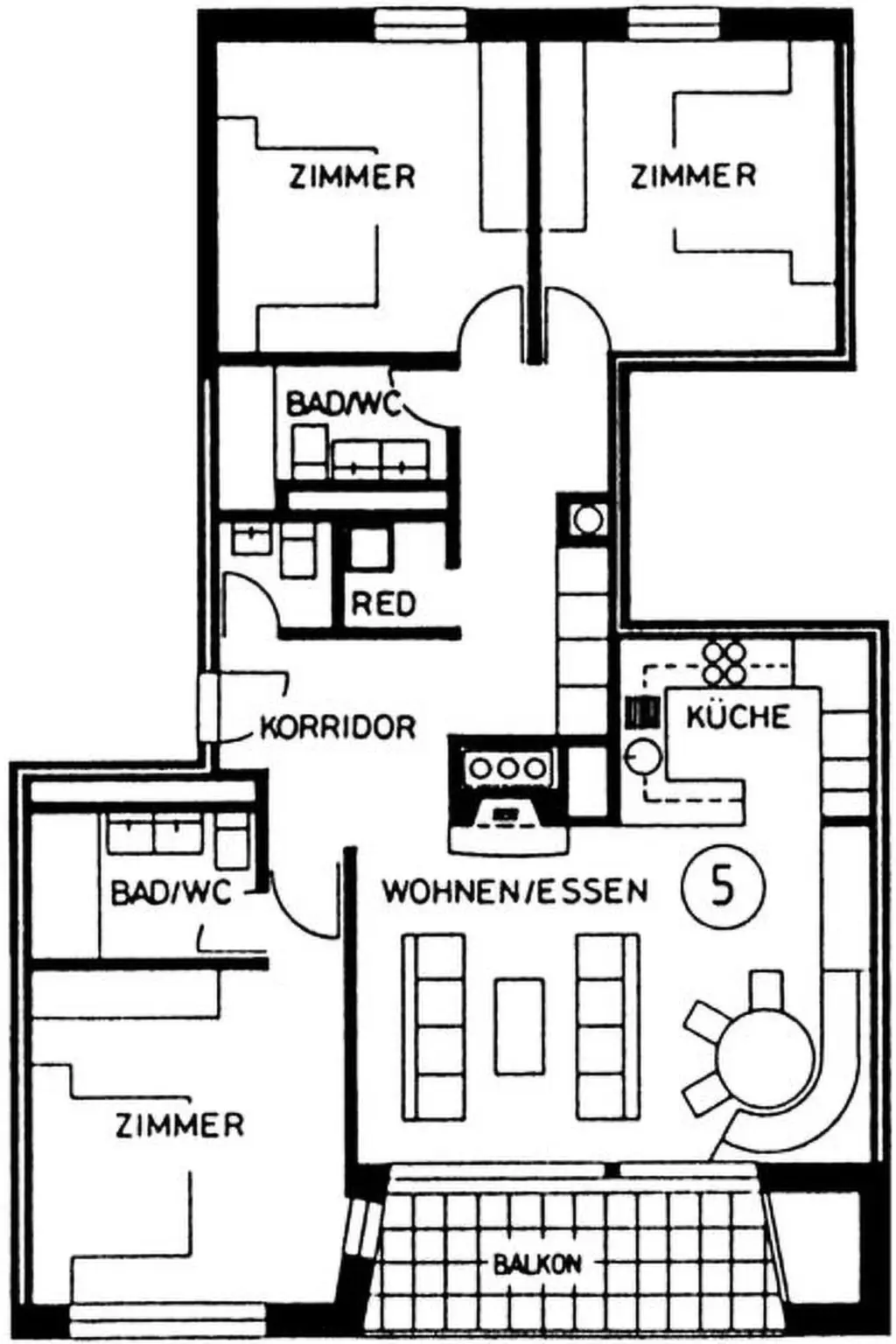 Résidence Chalchboda 1 Appartement/Fewo,  , 6-Bettwohnung