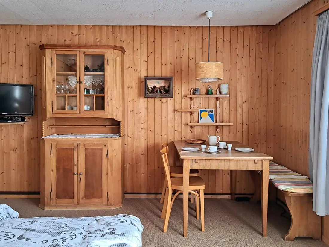 Résidence Chalet Willi-Parterre Appartement/Fewo, Dusche, WC, 2-Bettwohnung
