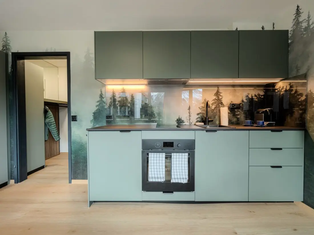 Résidence Collina Forest Design-Studio by Arosa Vacations Studio, Dusche, WC, Komfort