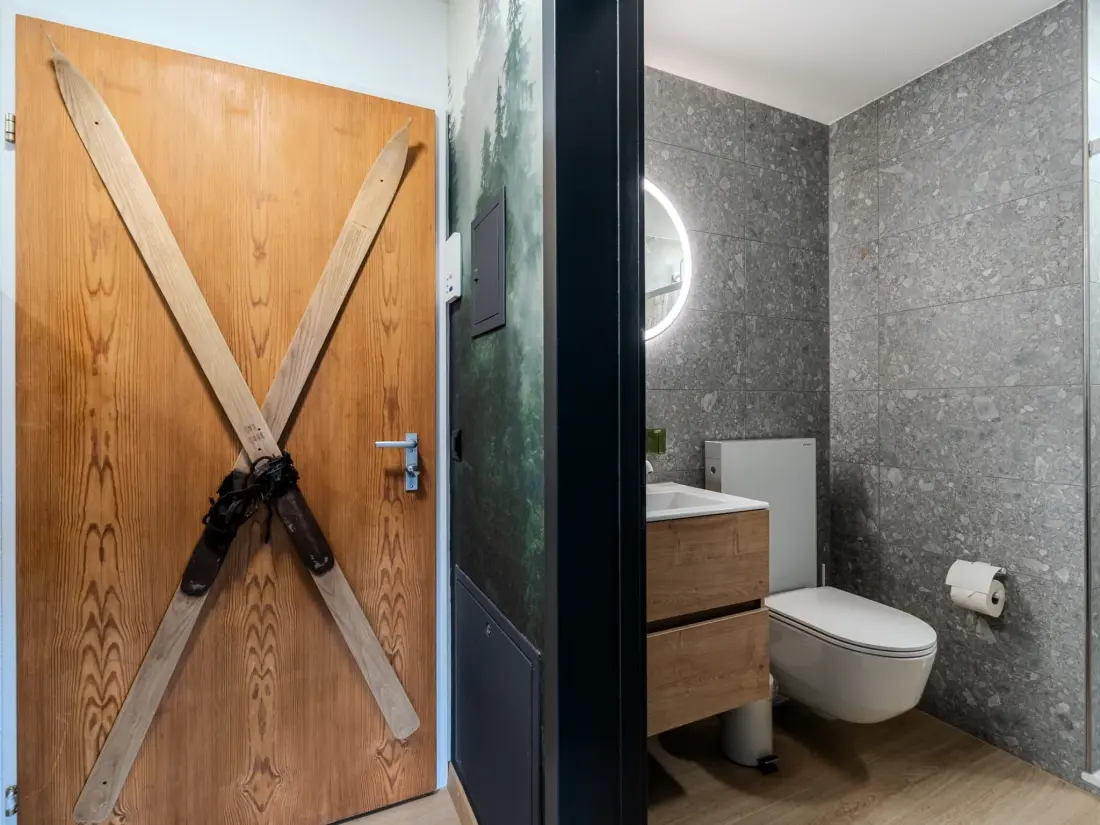 Résidence Collina Forest Design-Studio by Arosa Vacations Studio, Dusche, WC, Komfort