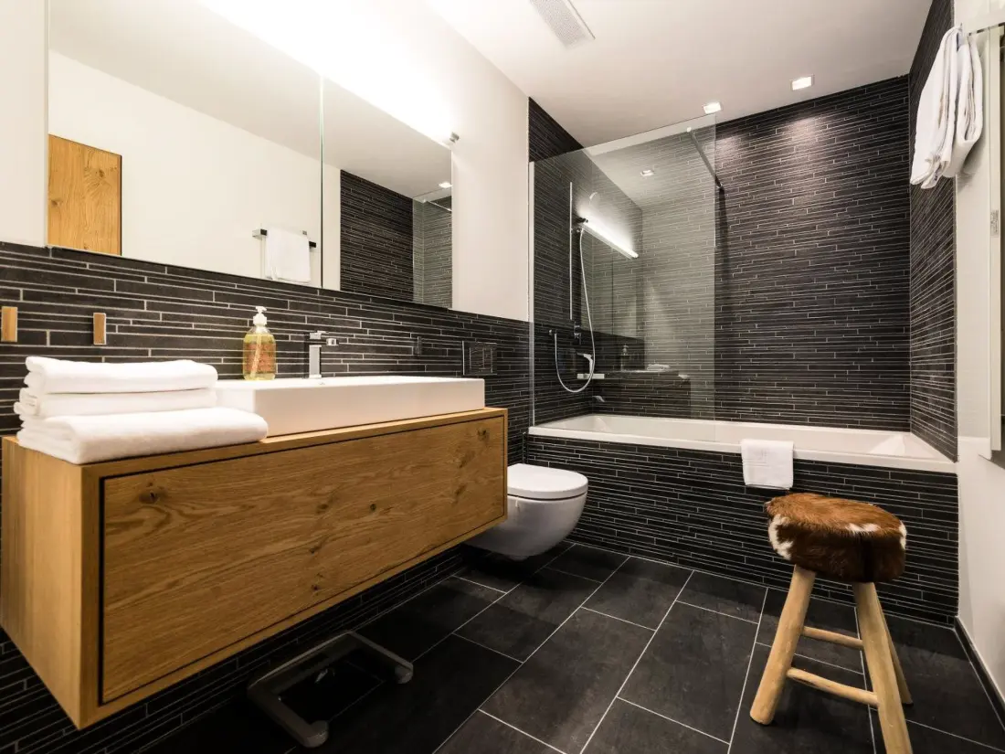 Résidence Fürggli Appartement/Fewo, Dusche und Bad, WC, Erdgeschoß/Parterre