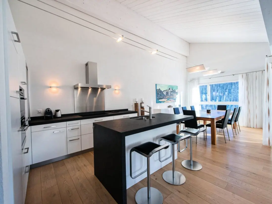Résidence Juggasunna Appartement/Fewo, Dusche und Bad, WC, 7-Bettwohnung
